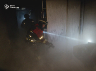 Рятувальники ліквідували масштабні пожежі в Сумах та Конотопі (відео)