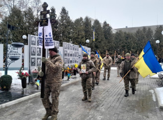 Був зниклим безвісти: у Ромнах провели в останню путь прикордонника Сергія Літкевича