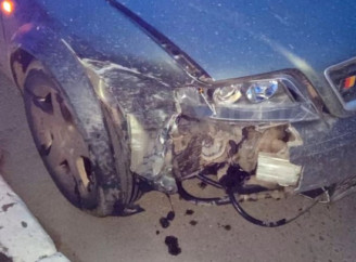 У Сумах затримали водія без прав, який скоїв ДТП і намагався втеки (відео)