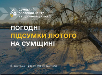 Морози до -30° та подвійна норма опадів: підсумки лютого на Сумщині