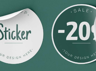 Печать наклеек в Киеве: наклейки под заказ для бизнеса и творчества