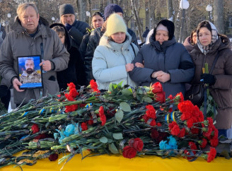 Глухівська громада провела в останню путь Володимира Горового