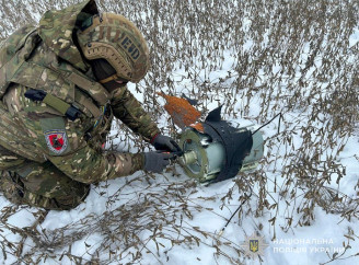 Небезпечна знахідка у полі: поліцейські знешкодили бойову частину збитого безпілотника