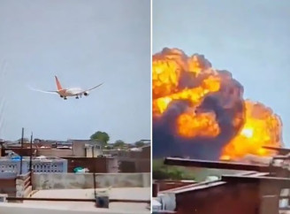 В Індії розбився пасажирський літак з 242 людьми на борту