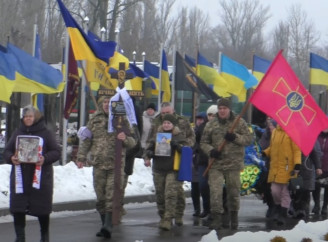 Буринська громада попрощалася із захисником Ярославом Науменком