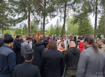 Суми провели в останню путь військового капелана Олексія Кузнецова