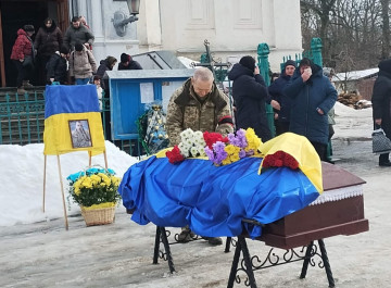 На Глухівщині попрощалися із захисником Миколою Рибалком