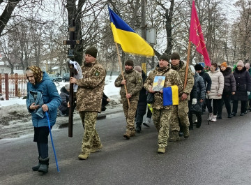Буринська громада попрощалася із загиблим захисником Сергієм Притикою