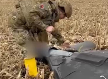 Небезпечна знахідка на Сумщині: поліцейські підірвали боєзаряд ударного БпЛА, що не здетонував