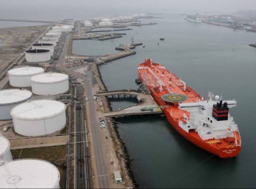 Порт Усть-Луга відновив роботу після дронових атак наприкінці березня фото