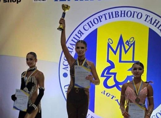 Конотопка стала дворазовою чемпіонкою України з бальних танців фото