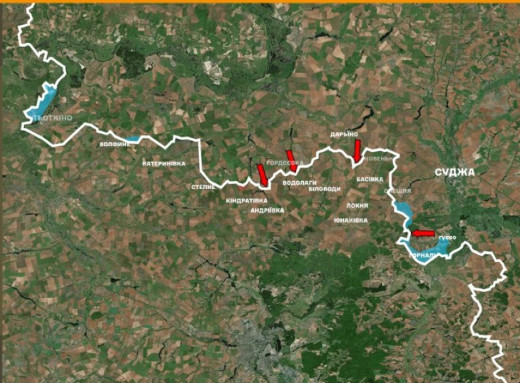 Ситуація на Сумському напрямку на ранок 26 червня фото Ситуація на Сумському напрямку на ранок 26 червня фото