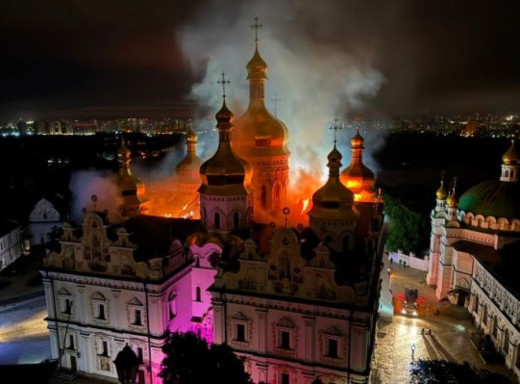 Збитки Києво-Печерської Лаври від обстрілу перевищують 500 млн грн фото