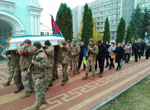 Сум’яни попрощалися із прикордонником Олександром Мухою фото