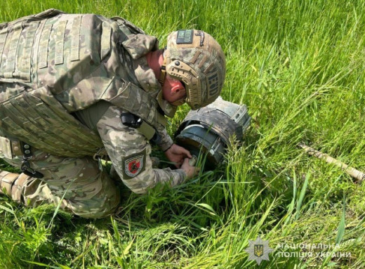 На Сумщині виявили та безпечно знищили бойову частину ворожого ударного дрону фото