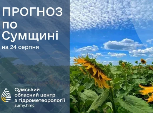 На Сумщині знову прогнозують спекотну погоду фото