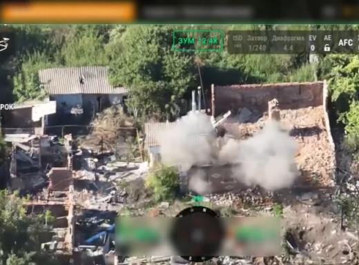 Дронарі-прикордонники знищили мінометні позиції ворога на Сумщині (відео) фото