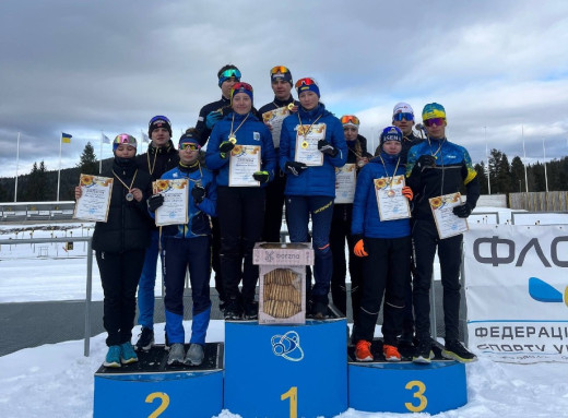 Лижники Сумщини стали переможцями юнацького чемпіонату України фото