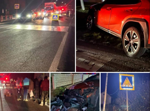 Суддя на Lexus збила двох пішоходів на Івано-Франківщині: одна людина загинула фото