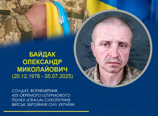 Білопілля попрощалося із Захисником Олександром Байдаком, загиблим на Сумщині фото
