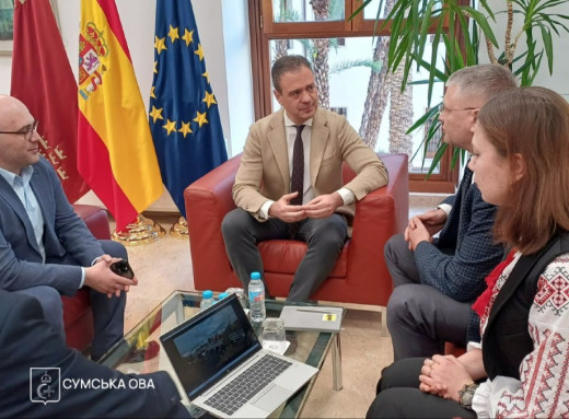 Делегація Сумщини відвідала іспанську Мурсію та підписала меморандум про співпрацю в агросфері фото