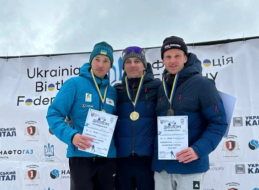 Сумські біатлоністи здобули медалі на чемпіонаті України фото