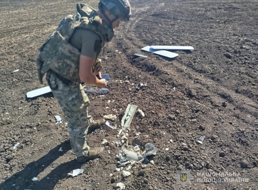 Вибухотехніки на Сумщині знешкодили бойову частину ворожого безпілотника фото