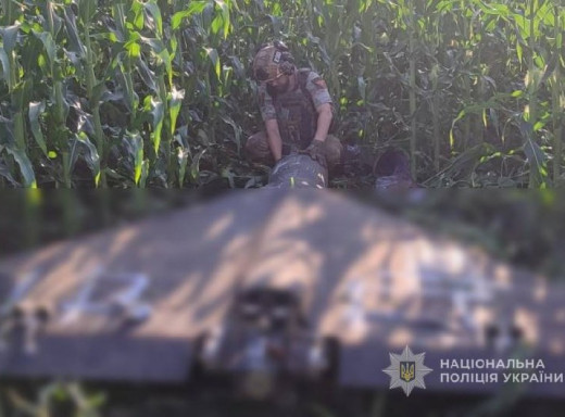На Сумщині поліція знищила нерозірваний російський безпілотник фото На Сумщині поліція знищила нерозірваний російський безпілотник фото