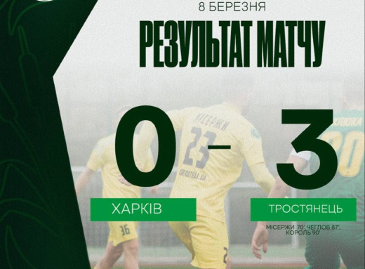ФК «Тростянець» переміг «Харків» у контрольному матчі фото