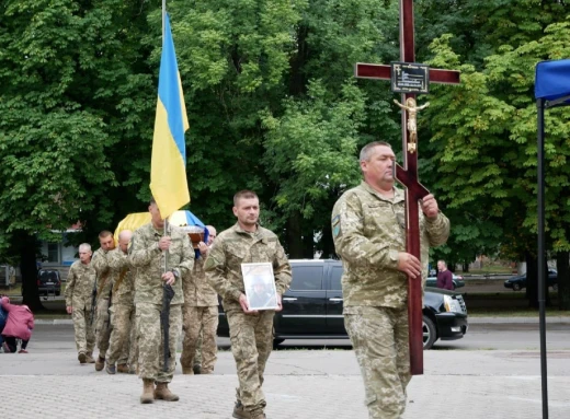 Роменці попрощалися із захисником Олегом Рудем фото