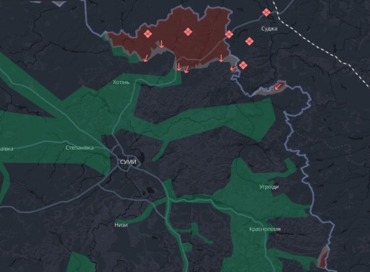DeepState: ворог захопив нові території у Хотінській громаді фото