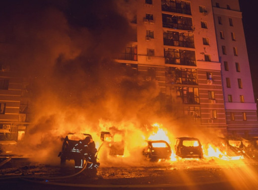 Влучання "шахеда" у Сумах: з'явилося відео моменту прильоту фото