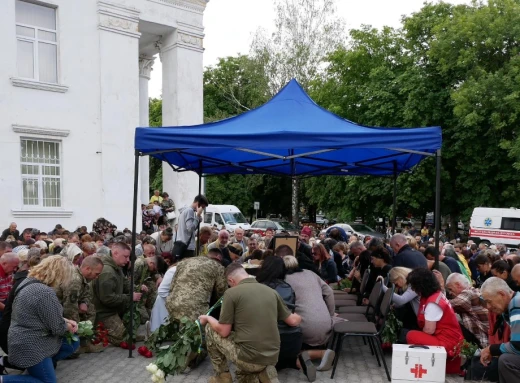 Роменці попрощалися із захисником Євгенієм Сітаком фото