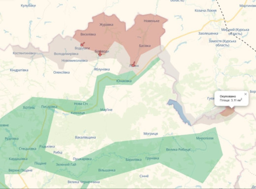 Окупанти захопили 3 кв. км у Миропільській громаді на Сумщині фото Окупанти захопили 3 кв. км у Миропільській громаді на Сумщині фото