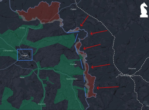 На Сумщині ворог тисне, але загрози оточення Сум немає, — DeepState фото