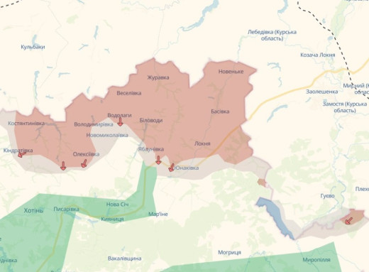 Російські війська окупували ще 8 кв. км Сумщини фото Російські війська окупували ще 8 кв. км Сумщини фото
