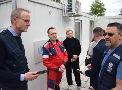 В Охтирці відкрили модульну станцію екстреної медичної допомоги фото