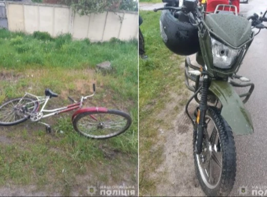 У Шостці сталася аварія: мотоцикліст збив велосипедистку фото