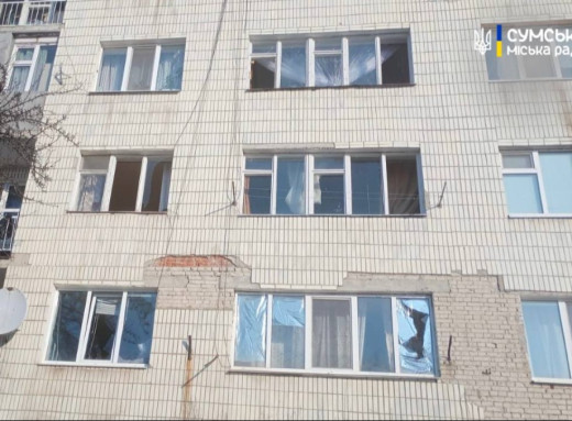 Три удари безпілотниками за ранок: у Сумській громаді ліквідовують наслідки влучань фото