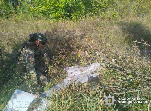 На Сумщині знешкодили бойову частину російського безпілотника фото На Сумщині знешкодили бойову частину російського безпілотника фото