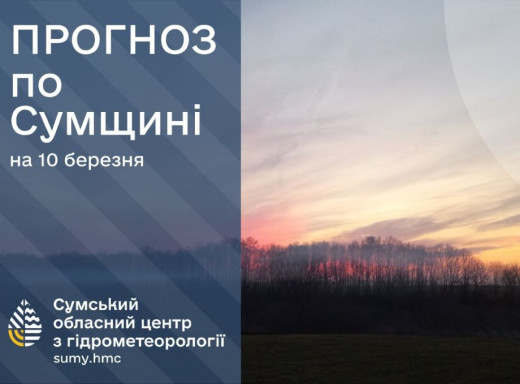 Прогноз погоди в Сумській області на початок тижня фото