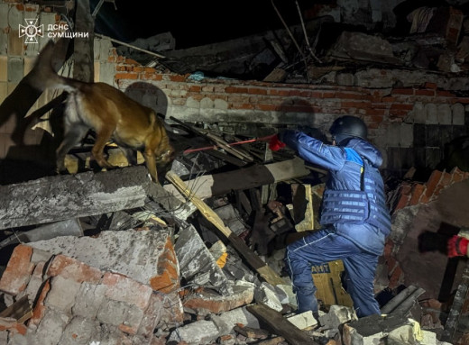 Ворог атакував агрофірму на Сумщині: рятувальники показали, як діставали загиблих з-під завалів (відео) фото