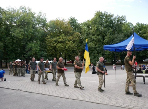 Роменська громада провела в останню путь свого земляка Юрія Пилипенка фото