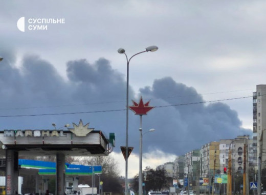 У Сумах знову фіксують перевищення рівня діоксиду азоту після російського удару дроном фото