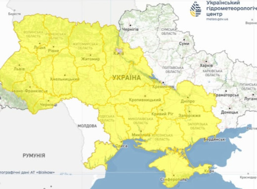 В Україні вдарять заморозки до мінус 5 градусів і оголошено жовтий рівень небезпеки фото