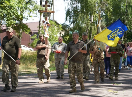 Охтирчани попрощалися із захисником Андрієм Бубликом фото