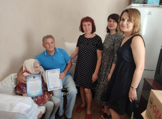 Сум’янка Парасковія Приходько відсвяткувала 100-річний ювілей фото Сум’янка Парасковія Приходько відсвяткувала 100-річний ювілей фото
