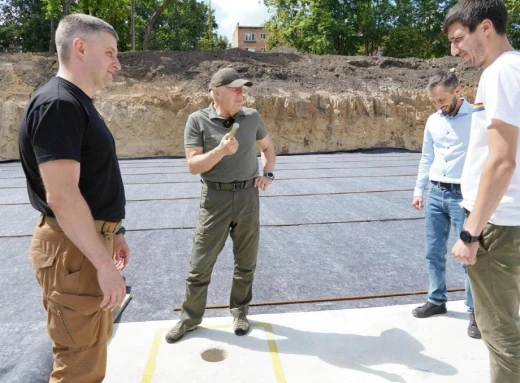 У Сумах будують сучасне укриття для школи на 500 осіб за 100 мільйонів фото