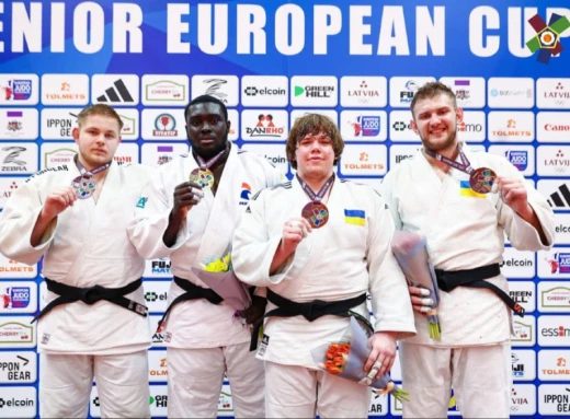 Сумські дзюдоїсти здобули чотири медалі на Кубку Європи фото