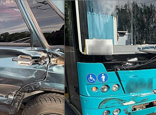 У Сумах легковик зіткнувся із легковиком: водій авто госпіталізований фото